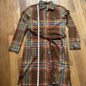 L.L. Bean Multicolor Plaid Shirtdress. Button up. Size 8 ✨30% off bundles!